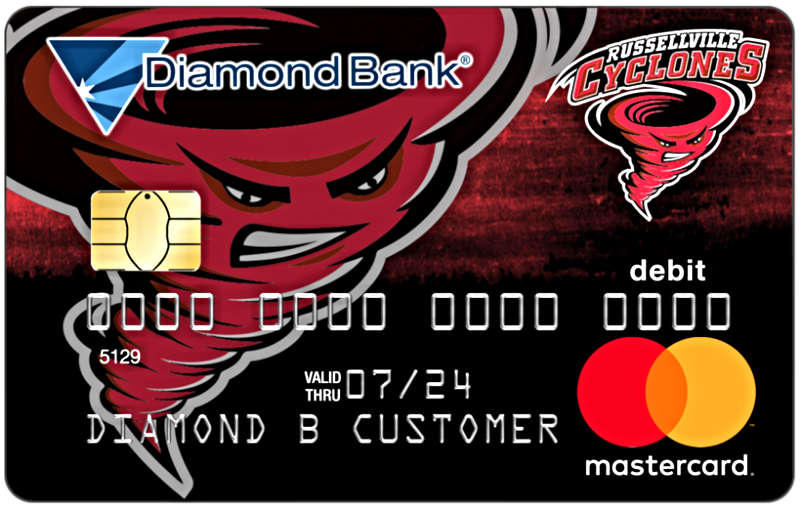 Russellville Cyclones Debit Card 